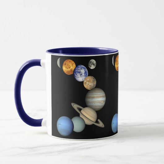 Solarsystems-Geschenk-Tasse Tasse (Links)