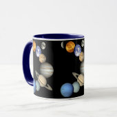Solarsystems-Geschenk-Tasse Tasse (Vorderseite Links)