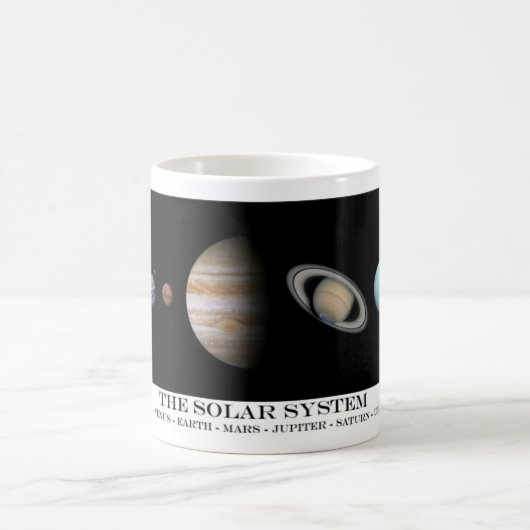 Solarsystems-Planeten-Tasse Kaffeetasse (Mittel)