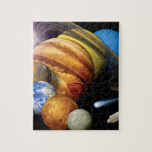 Solarsystems-Planetenmontage-Raum-Fotos der NASAs Puzzle