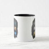 Solarsystemwatercolor-Tasse Tasse (Zentrum)