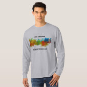 SolarTyme - Farbe - T-Shirt mit langen Siebe (Vorne ganz)