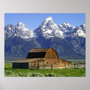 Solarzelle in Grand Tetons Poster