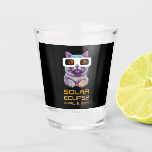 Solarzelle mit Kat Schnapsglas