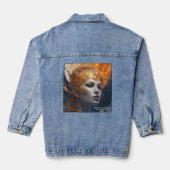 Solarzelle, mythische Prinzessin, Text 2024 hinzuf Jeansjacke (Rückseite)