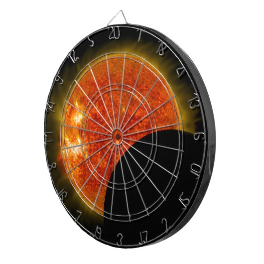 Solarzellen-Eclipse in Arbeit Dartscheibe (Vorderseite rechts)
