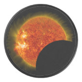 Solarzellen-Eclipse in Arbeit Eishockey Puck (Vorderseite)