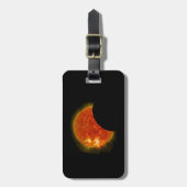 Solarzellen-Eclipse in Arbeit Gepäckanhänger (Vorderseite vertikal)