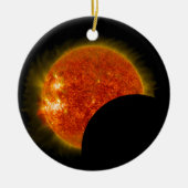 Solarzellen-Eclipse in Arbeit Keramikornament (Vorne)