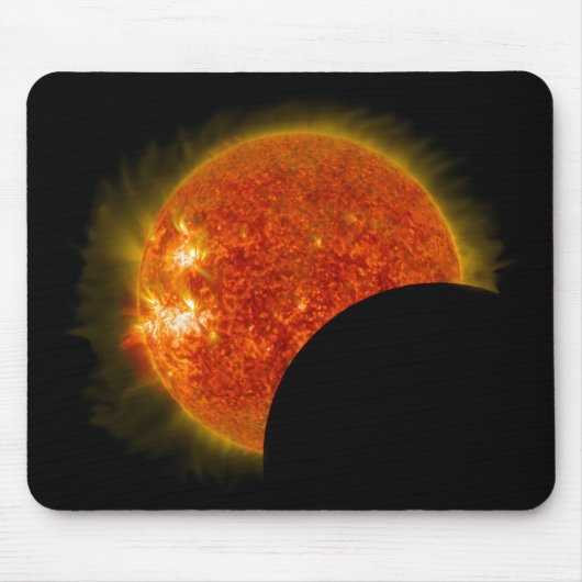 Solarzellen-Eclipse in Arbeit Mousepad (Vorne)