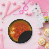 Solarzellen-Eclipse in Arbeit Pappteller (Party)