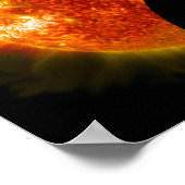 Solarzellen-Eclipse in Arbeit Poster (Ecke)
