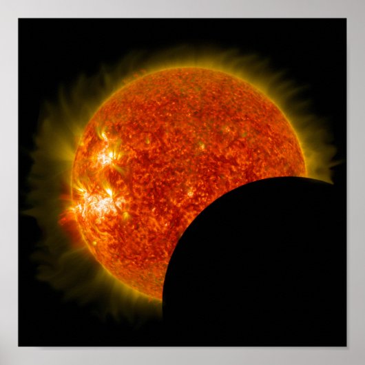 Solarzellen-Eclipse in Arbeit Poster (Vorne)