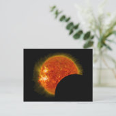 Solarzellen-Eclipse in Arbeit Postkarte (Stehend Vorderseite)
