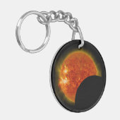 Solarzellen-Eclipse in Arbeit Schlüsselanhänger (Vorderseite links)