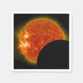 Solarzellen-Eclipse in Arbeit Serviette (Vorderseite)