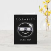 Solarzellen insgesamt 04 08 2024 Totality Boys Gir Karte (Gelbe Blume)