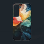 Solarzellen Samsung Galaxy Hülle<br><div class="desc">Farbenaufschläge, die Sonneneruptionen bei Blütenblättern ähneln.</div>
