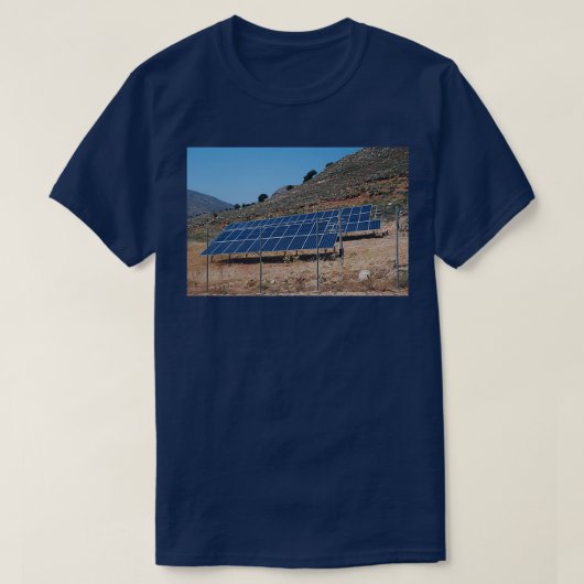 Solarzellen Tilos T-Shirt (Design vorne)