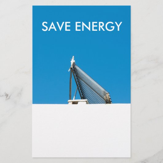 Solarzellenanlage Flyer (Vorne)