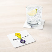 Solarzellendiagramm Rechteckiger Pappuntersetzer (Vor Ort)