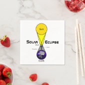 Solarzellendiagramm Serviette (Beispiel)