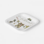 Solarzellendusche Pappteller (Gewinkelt)