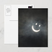 Solarzellengesicht Postkarte (Vorne/Hinten)