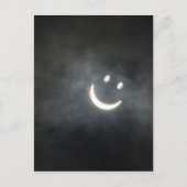 Solarzellengesicht Postkarte (Vorderseite)