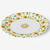 Solarzellenplatte Pappteller (Schrägansicht)