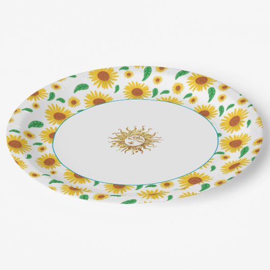 Solarzellenplatte Pappteller (Schrägansicht)