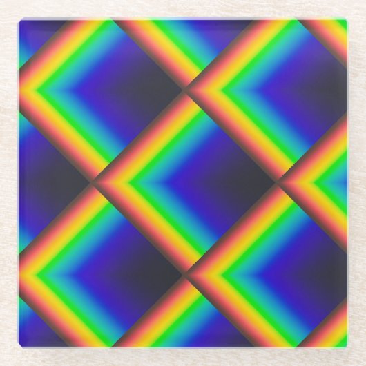 Solarzellenspektrum Glasuntersetzer (Vorderseite)