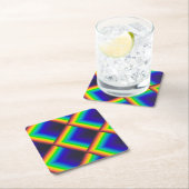 Solarzellenspektrum Rechteckiger Pappuntersetzer (Vor Ort)