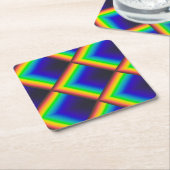 Solarzellenspektrum Rechteckiger Pappuntersetzer (angewinkelt)