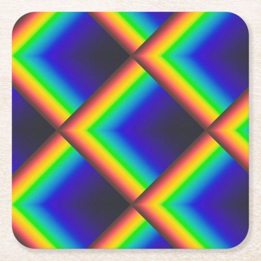 Solarzellenspektrum Rechteckiger Pappuntersetzer (Vorderseite)