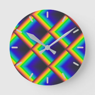 Solarzellenspektrum Runde Wanduhr