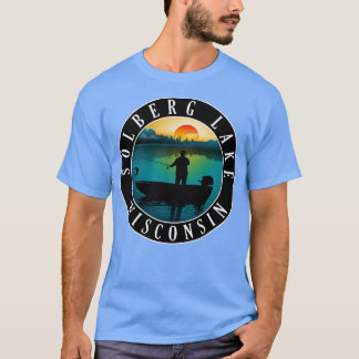 Solberg Lake Wisconsin Fischerei T-Shirt