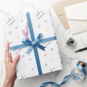 Solch ein Krebs (Retro-Farben) Geschenkpapier