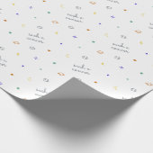 Solch ein Krebs (Retro-Farben) Geschenkpapier (Ecke)