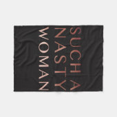 Solch eine eklige Frau Fleecedecke (Vorderseite (Horizontal))