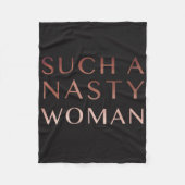Solch eine eklige Frau Fleecedecke (Vorderseite)