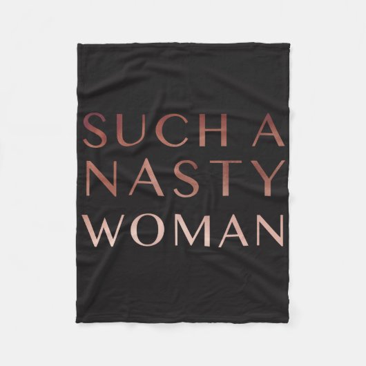 Solch eine eklige Frau Fleecedecke (Vorderseite)