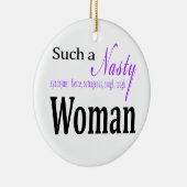 Solch eine eklige Frau Keramikornament (Rechts)