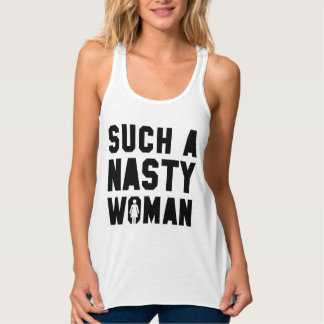 Solch eine eklige Frau Racerback Behälter-Spitze Tank Top