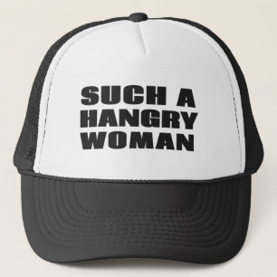 Solch eine Hangry Frau Truckerkappe