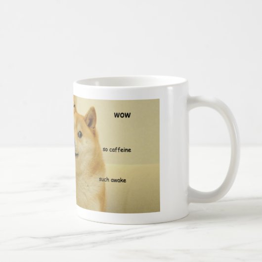 Solche Doge Shibe Tasse (Rechts)
