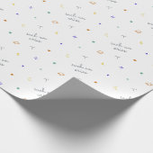 Solche Sorten (Retro-Farben) Geschenkpapier (Ecke)