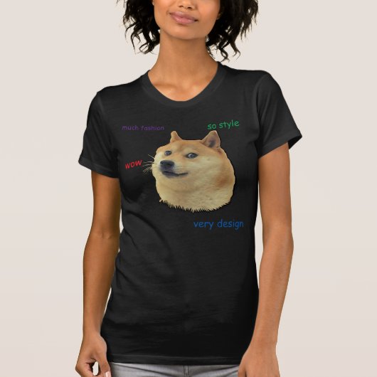 Solcher Doge.  Wow T-Shirt (Vorderseite)