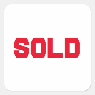 sold classic round sticker