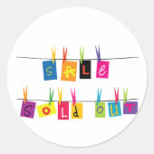 Sold Out Sign Stickers (Vorderseite)